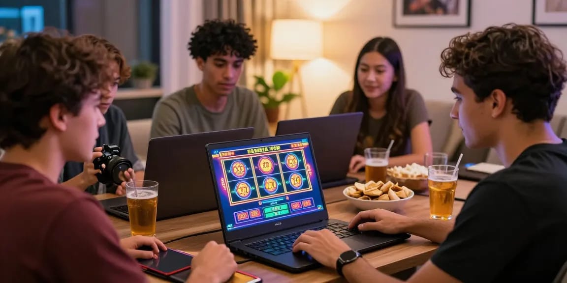 situs slot gaming experience at home with diverse players enjoying live slot games