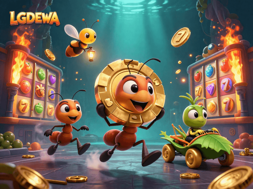 Join the LGODEWA heist with ants, a firefly lookout, and slot machines galore!