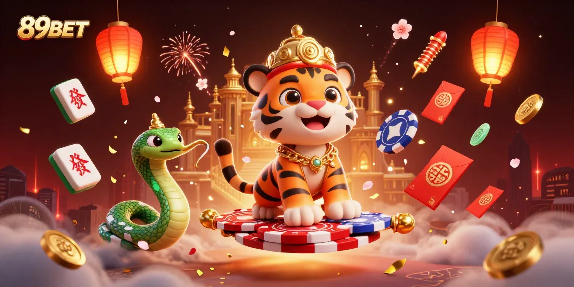 Engage with thrilling casino action at 89BET featuring vibrant 3D characters in an exciting scene.