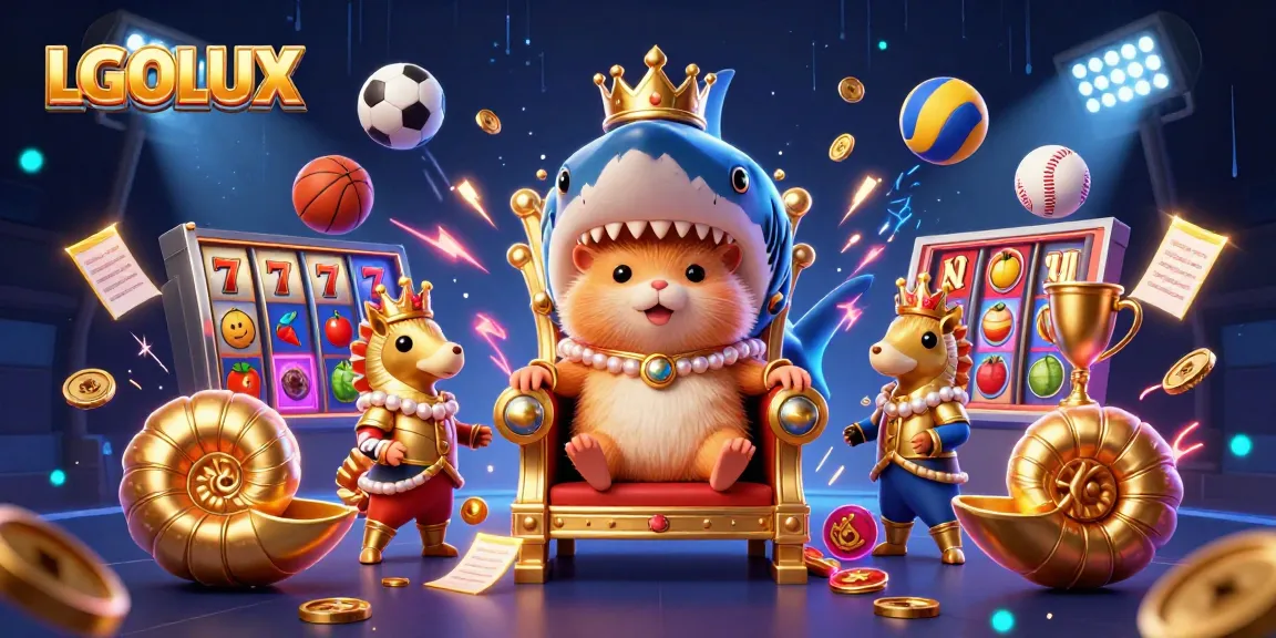 Spin the reels at LGOLUX, where golden hamster king rules the jackpot kingdom filled with sports excitement.