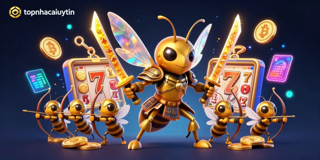 Engage in thrilling gameplay at topnhacaiuytin with vibrant slot reels and lucky symbols.