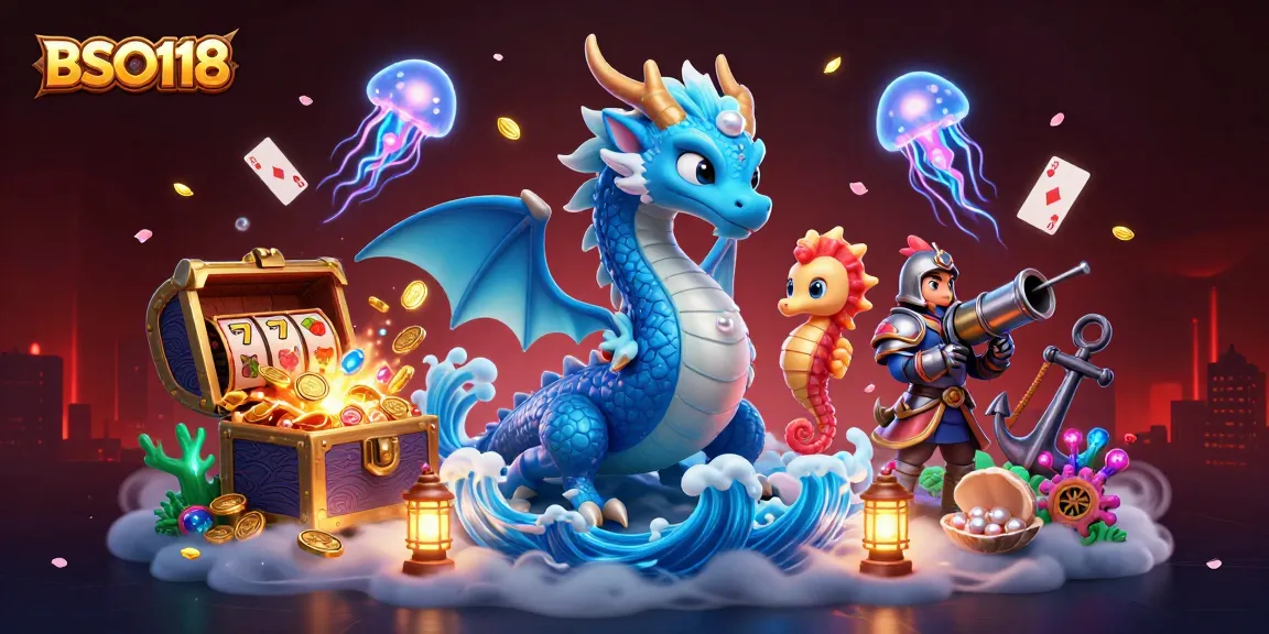 Experience thrilling gameplay with BSO118 in a vibrant underwater casino adventure.