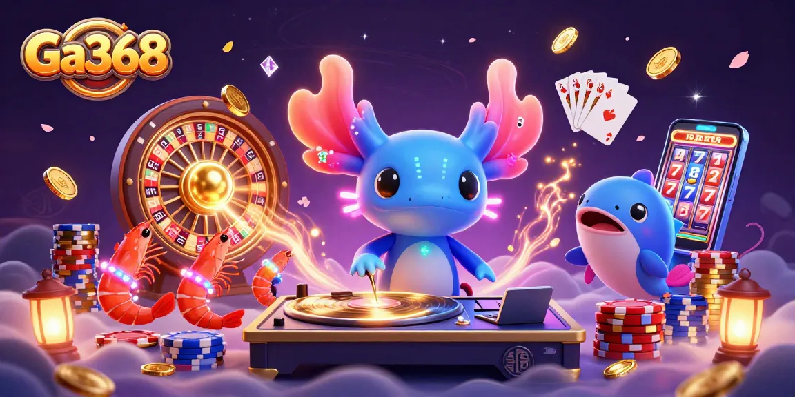 Experience Ga368 with dynamic gameplay featuring neon elements and vibrant casino action