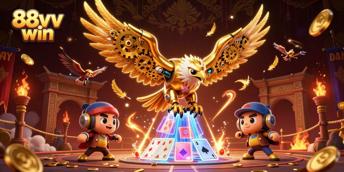 Win big with 88vv win in this captivating 3D casino scene featuring mystical elements.