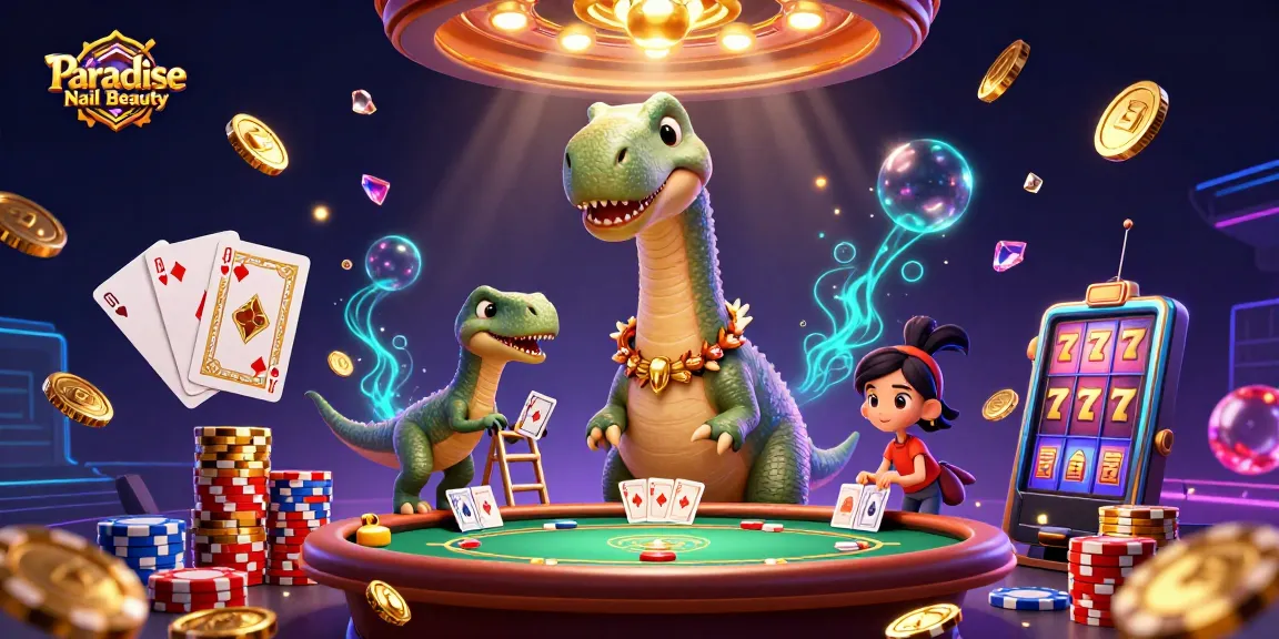 Experience winning strategies with Paradise Nail Beauty in a vibrant casino atmosphere.