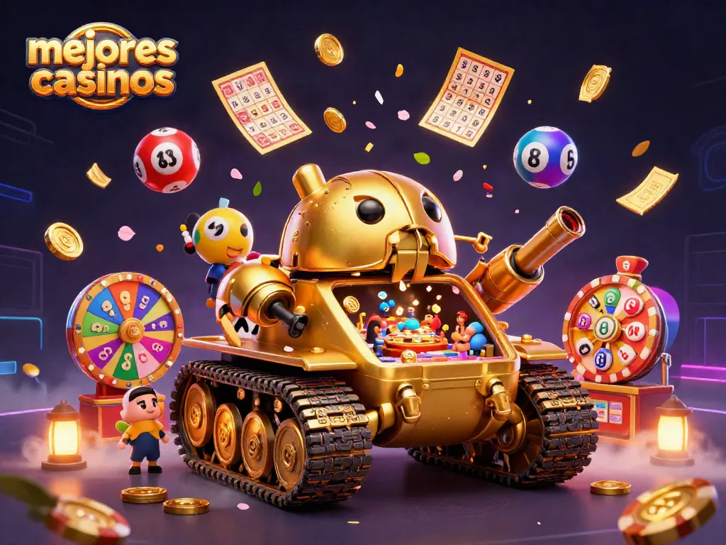 Los mejores casinos: experiencia vibrante con multitudes en un casino miniatura.