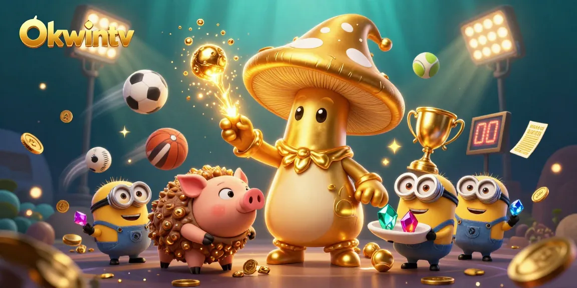 Okwintv captures the magic of sports betting with vibrant characters and dynamic gaming elements.