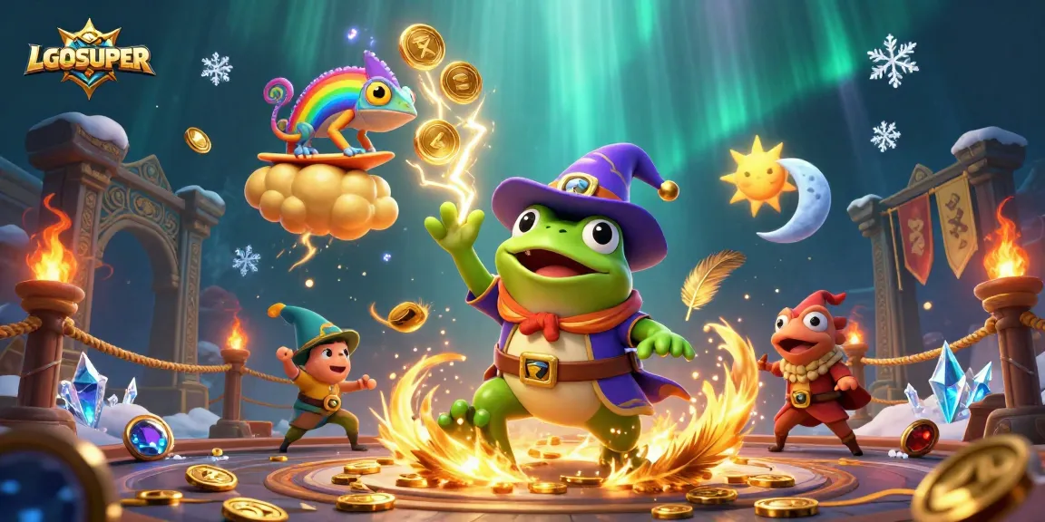 Experience winning strategies on LGOSUPER with a vibrant scene of gaming action and excitement.