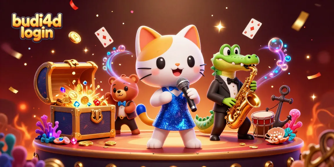 Engage in a thrilling budi4d login experience with colorful characters and vibrant casino dynamics.