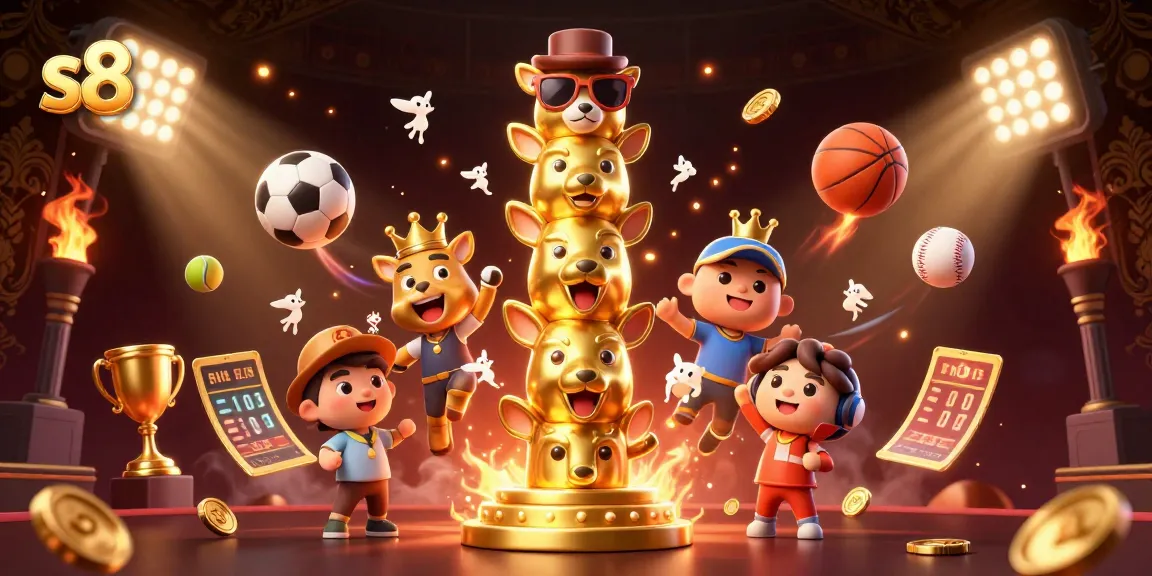 Experience gaming thrills at s8 casino with dynamic sports elements and vibrant visual details.