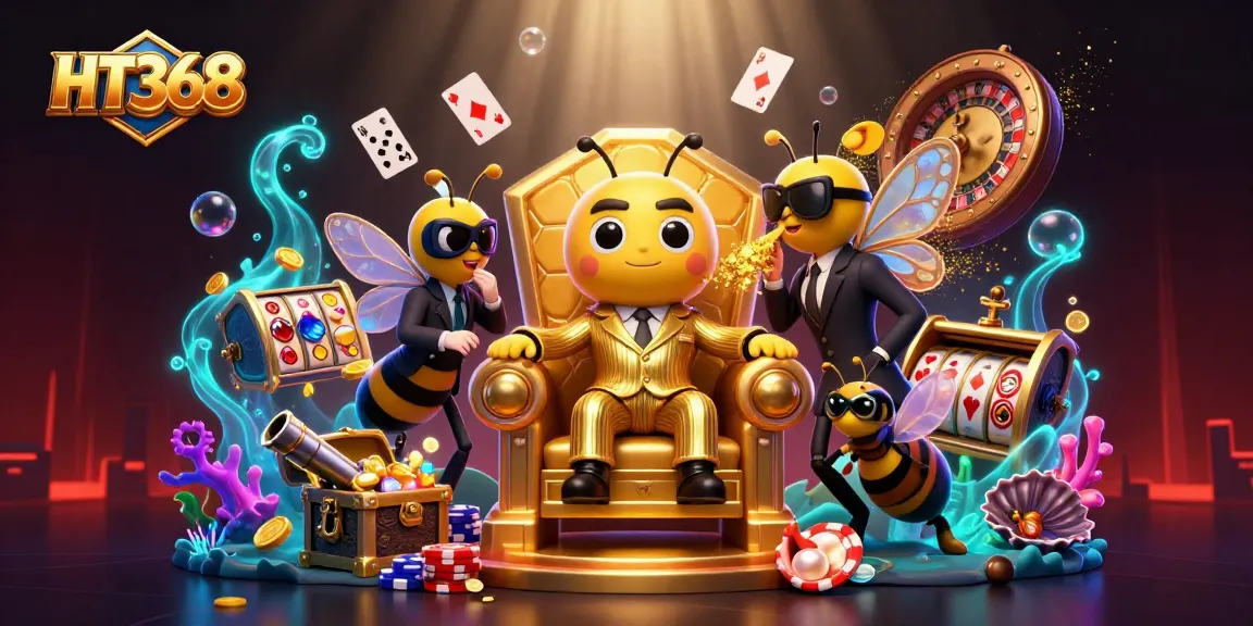 Witness HT368's thrilling casino dynamics with a mob boss bumblebee orchestrating luck and fortune.