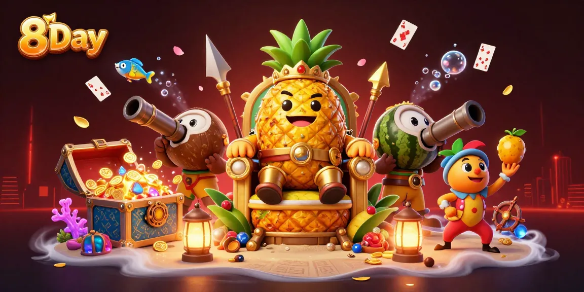 Experience thrilling gameplay at 8Day casino with vibrant characters and engaging elements.