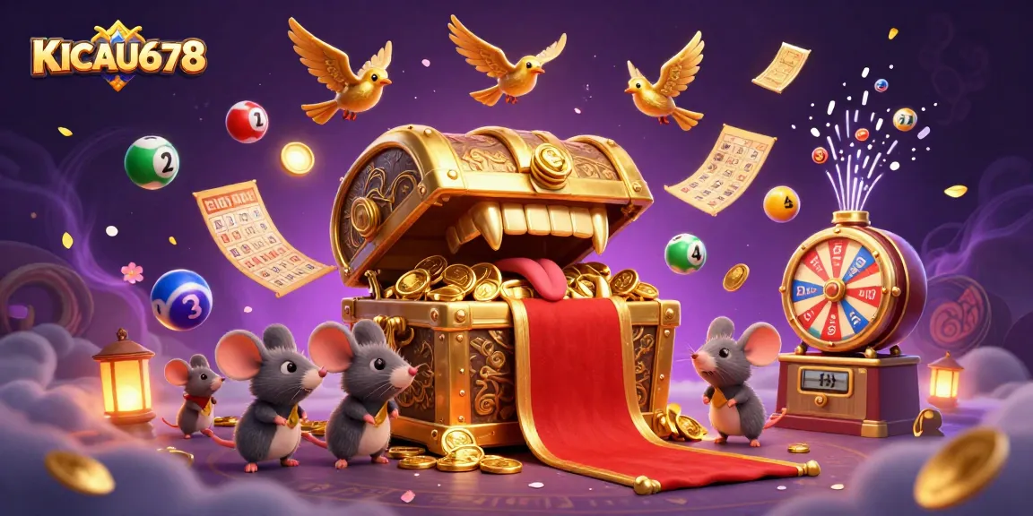 KICAU678 players experience vibrant lottery excitement with treasures and animated game elements