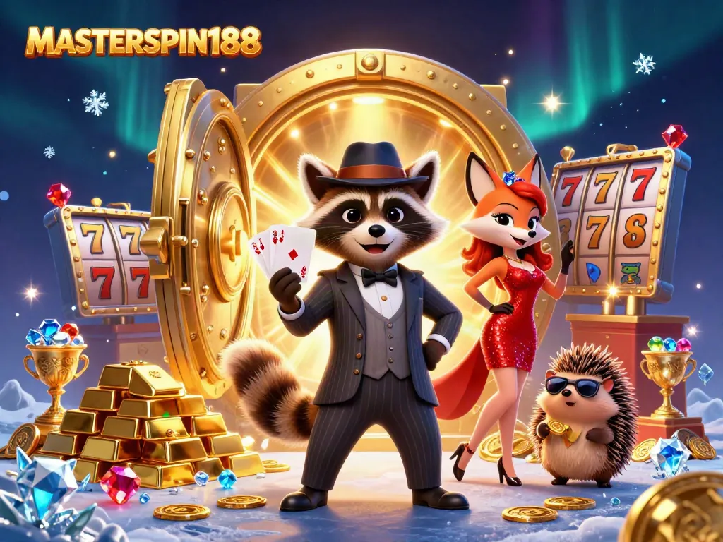 Join the excitement at MASTERSPIN188 with a royal flush and golden treasures!