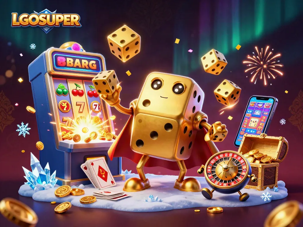 Experience thrilling dice action with LGOSUPER in a vibrant online casino setting.
