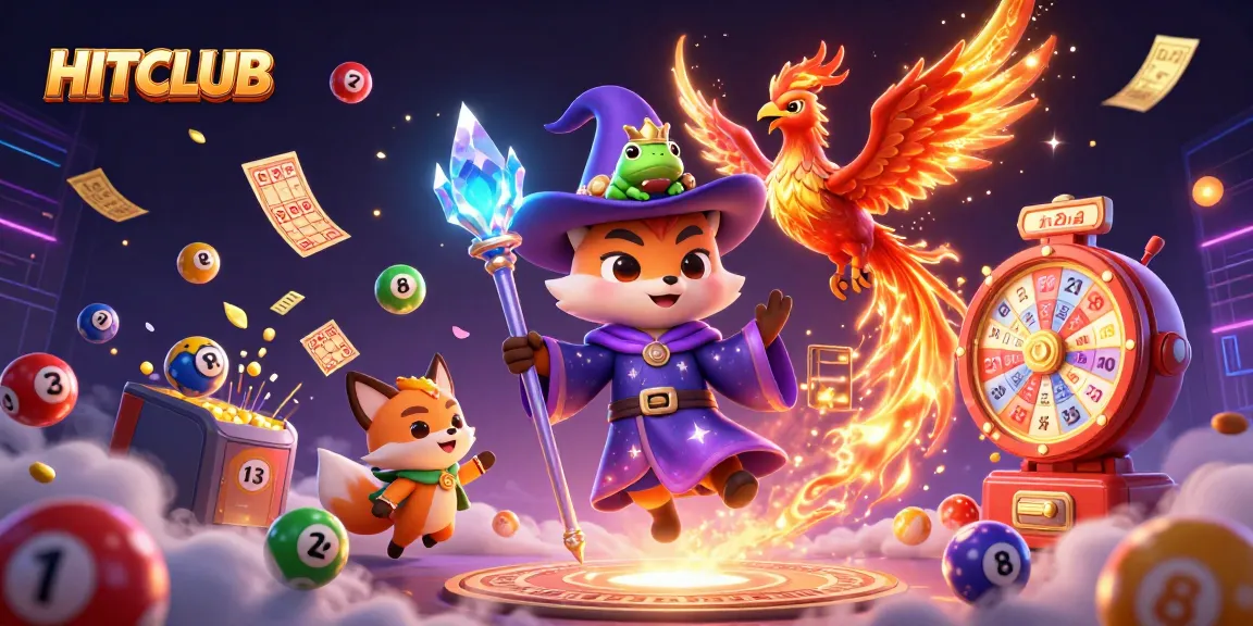 Experience HITCLUB's thrilling gambling adventure with vibrant games and mystical elements.