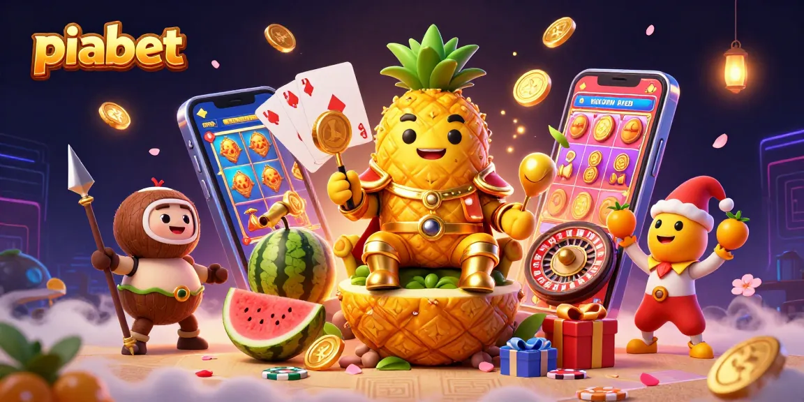 piabet ile canlı casino deneyiminizi yaşayan 3D kalabalık sahne ve eğlenceli nesneler