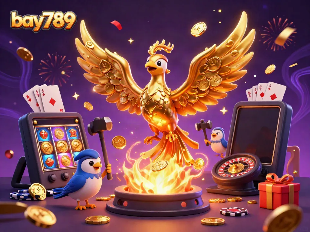 Experience the vibrant world of bay789 gaming with dynamic golden phoenix and casino games.