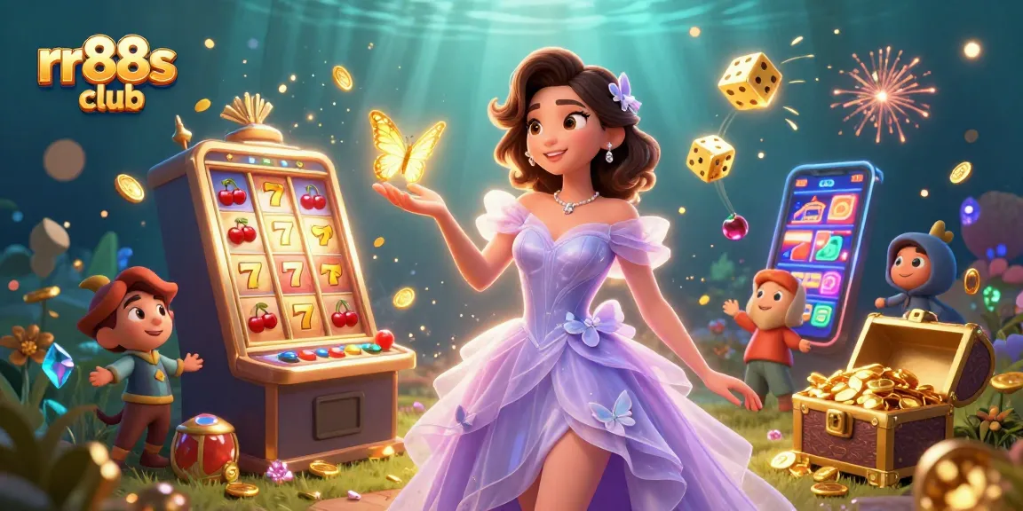 Experience thrilling games at rr88s club with vibrant slots and magical casino visuals.