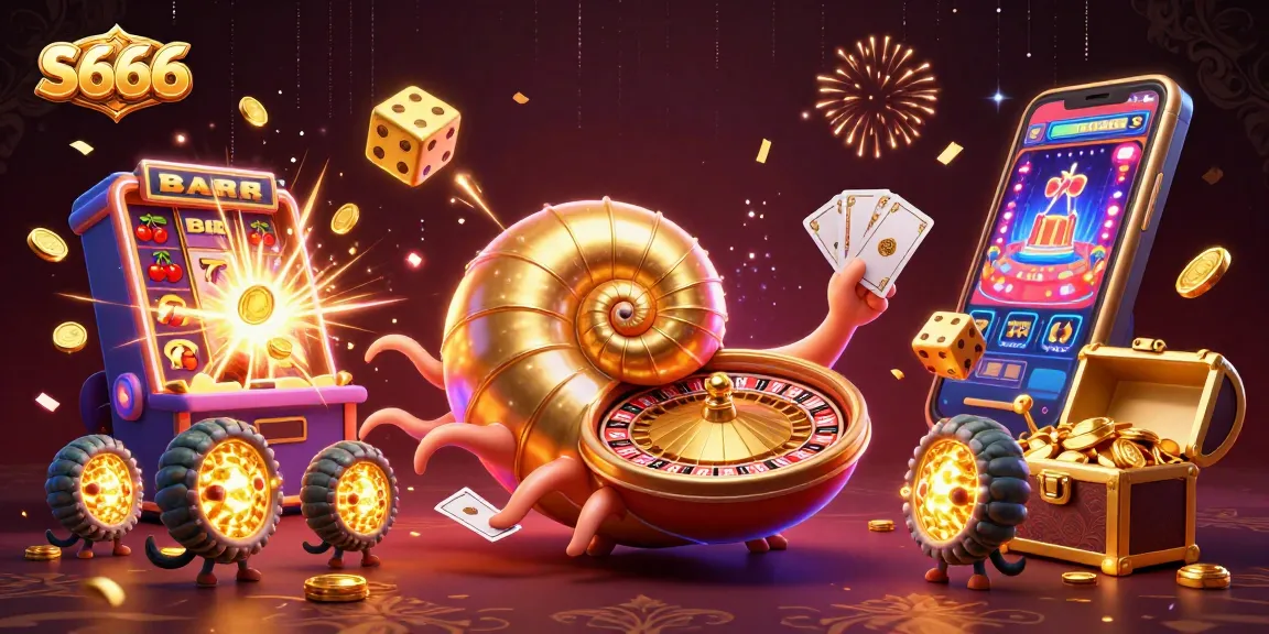 S666 offers thrilling casino experiences with ancient nautilus and jackpot slots bursting with prizes.