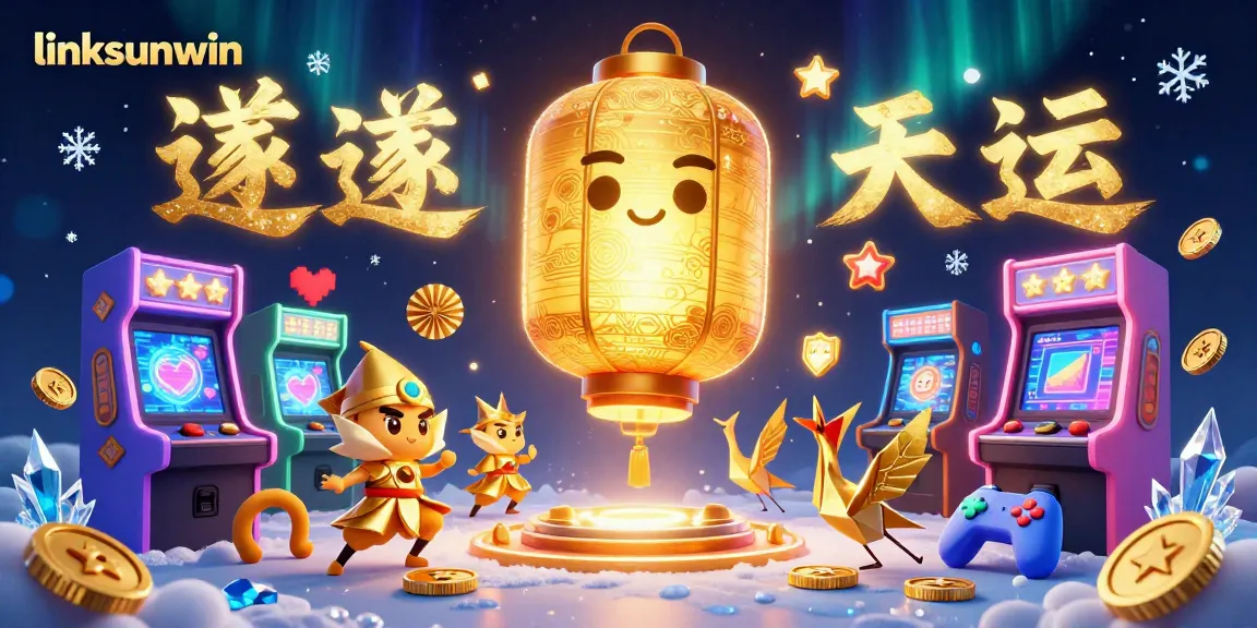 Experience the exciting world of linksunwin with vibrant arcade games and animated casino spirits.