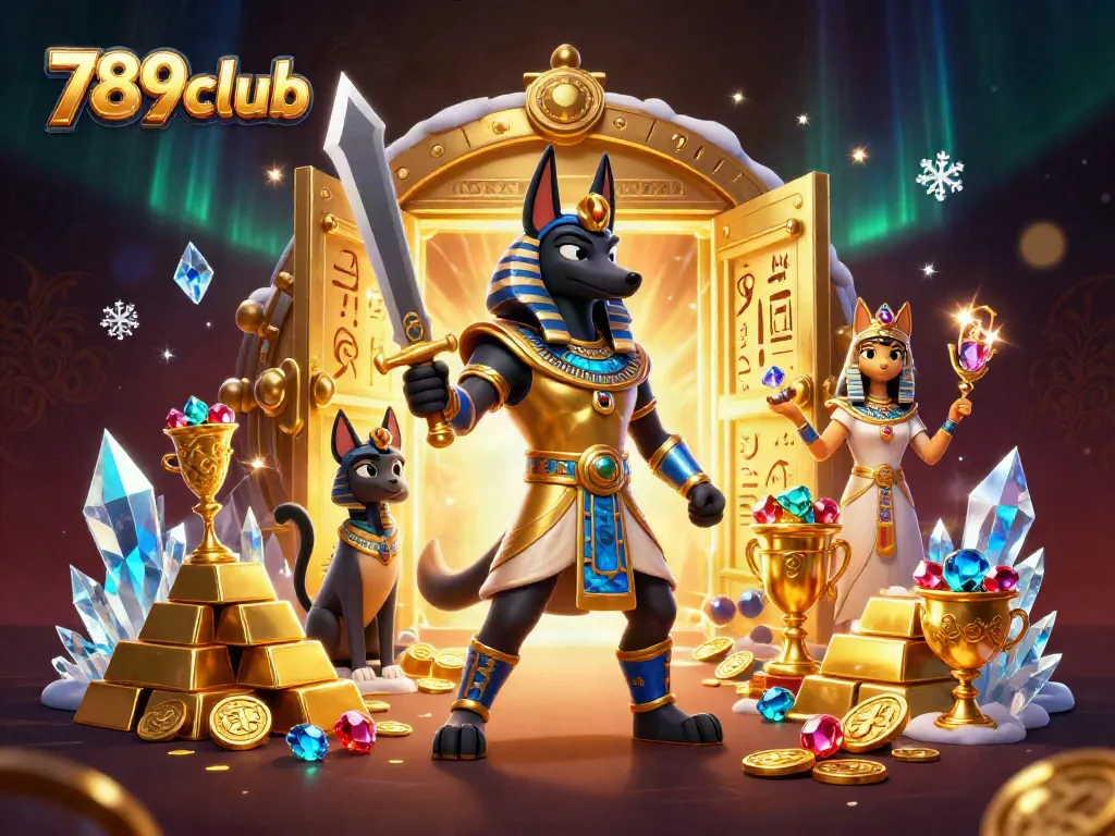 Engage with the vibrant 789club scene featuring Anubis and sparkling treasures as players enjoy thrilling slots.