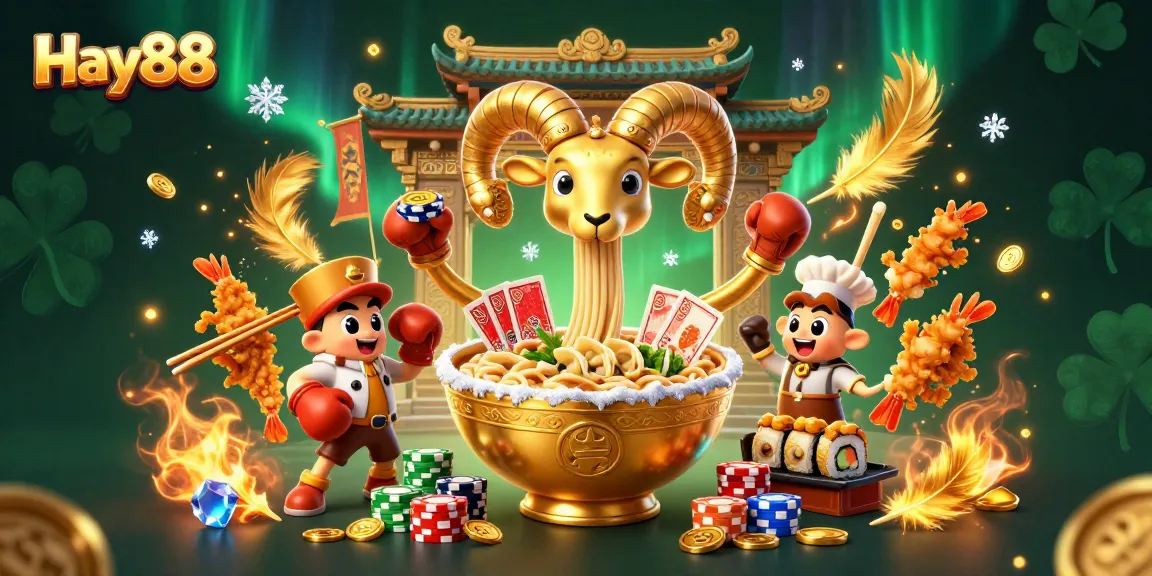 Engage in thrilling games at Hay88 with vibrant casino characters and electrifying atmosphere.