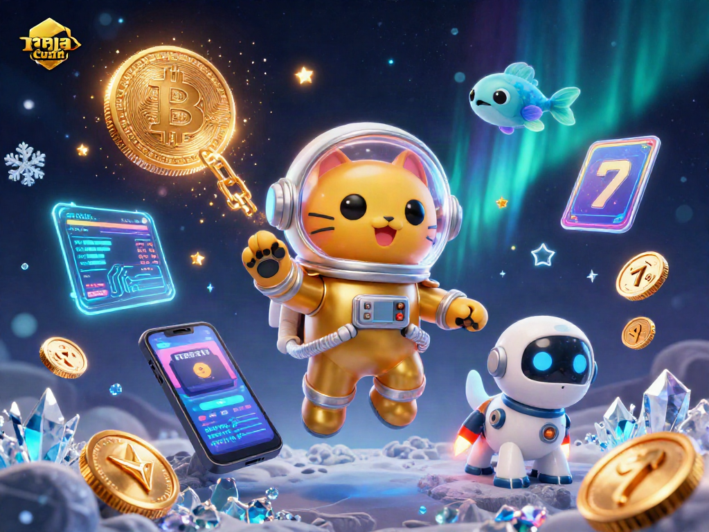 Experience exciting gameplay with raja cuan as the astronaut cat explores a cosmic casino theme.
