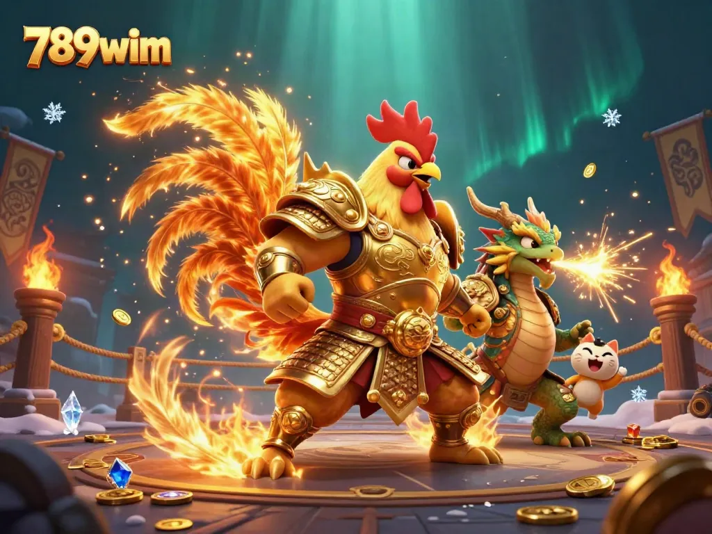 Engage with thrilling action at 789wim, featuring dynamic casino characters and an immersive gaming arena.