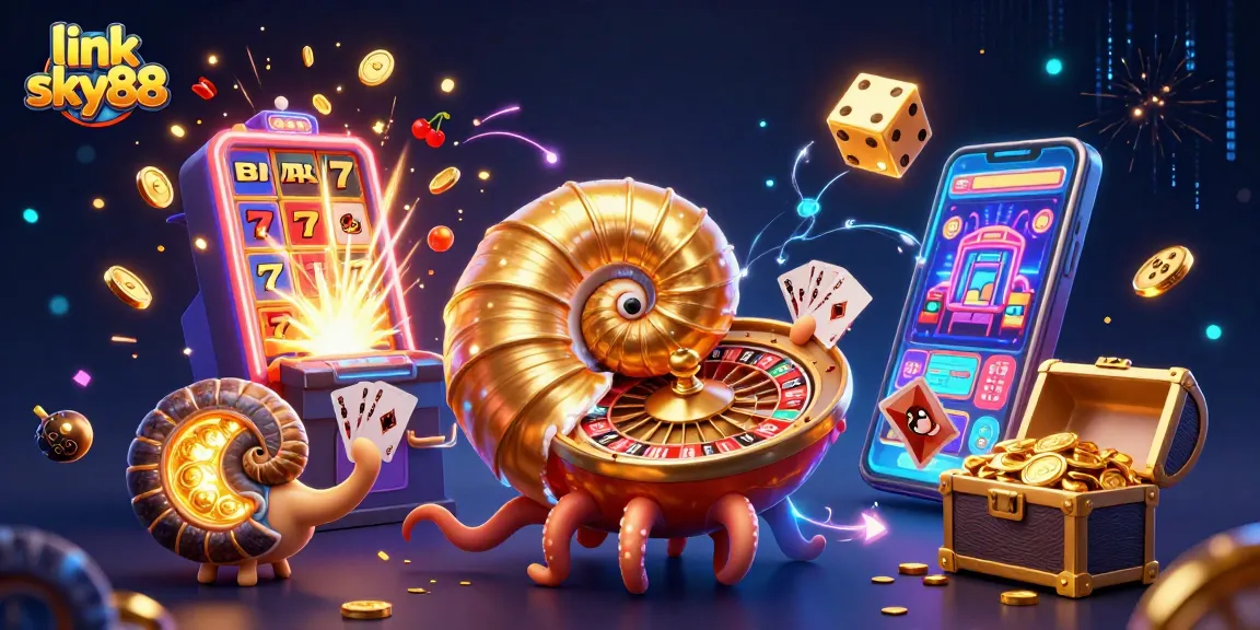 Experience the thrill at link sky88 with vibrant casino elements and exciting jackpots.