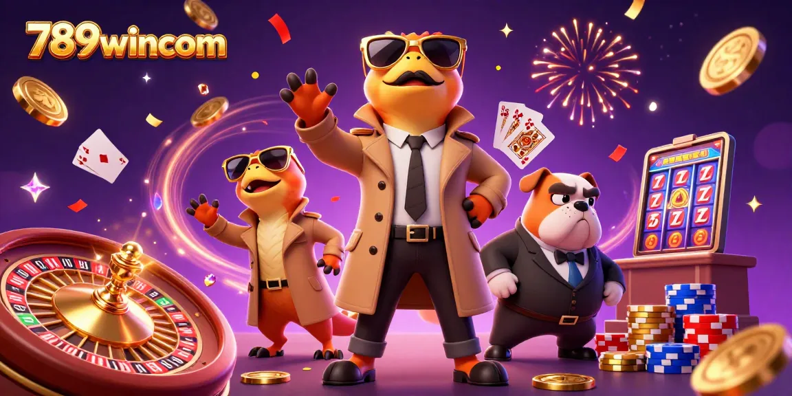 Engage in thrilling gameplay at 789wincom with raptors entering a VIP casino lounge.