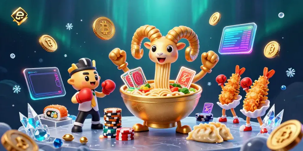 Experience thrilling e 39 gaming with a vibrant, dynamic 3D casino scene featuring delicious characters.