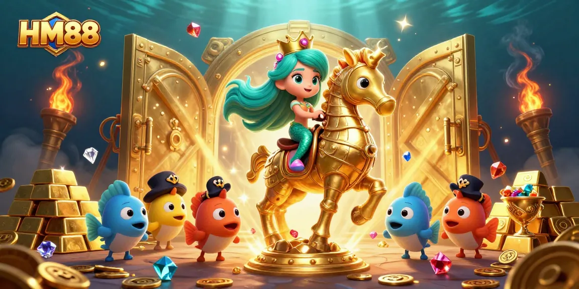 Engage with thrilling casino experiences at HM88, featuring vibrant characters and treasure-filled action.