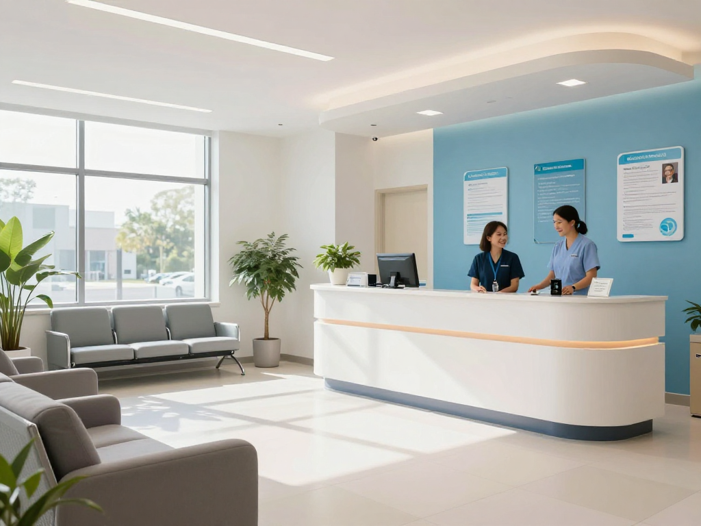 Psychiatric assessment in a compassionate healthcare clinic focusing on patient care and wellness.