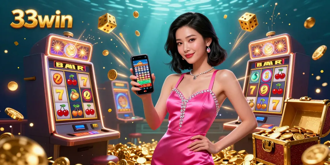 Experience the thrilling excitement of 33win with a stunning live casino scene featuring jackpot bursts and vibrant gameplay.