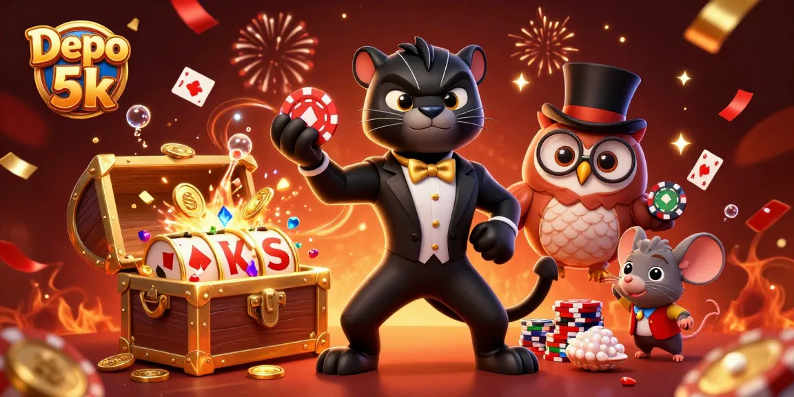 Menangkan jackpot menggunakan fitur Depo 5k dengan pengalaman bermain slot yang luar biasa.