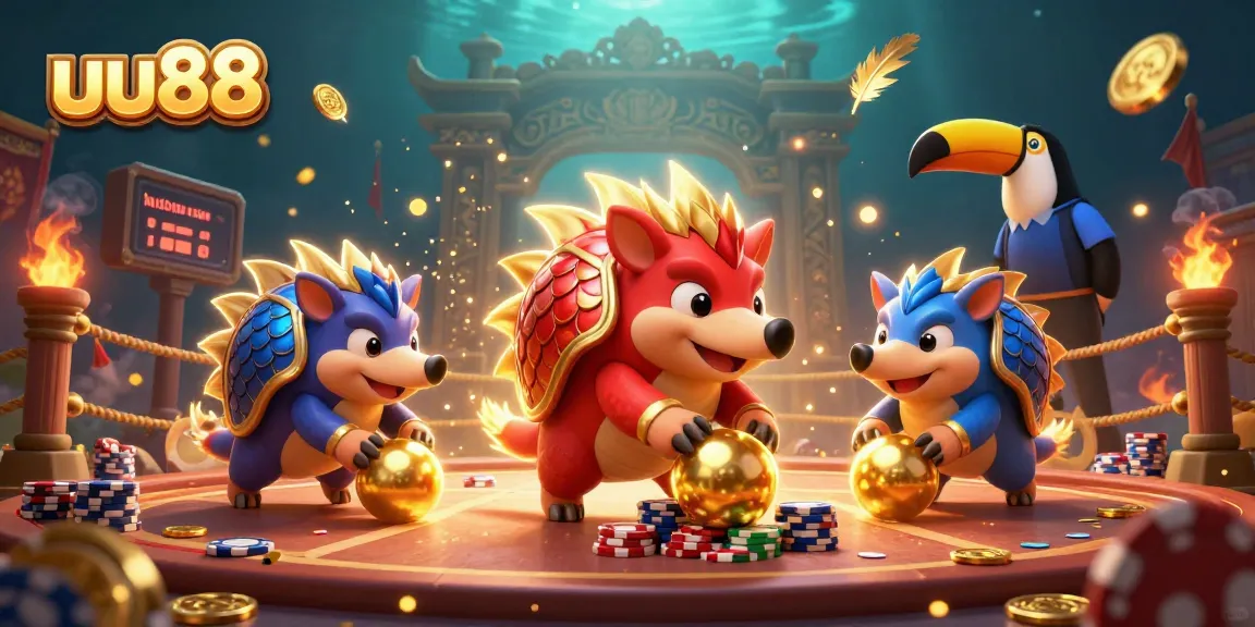 Experience thrilling action at uu88 as rival pangolins compete in a vibrant casino adventure!