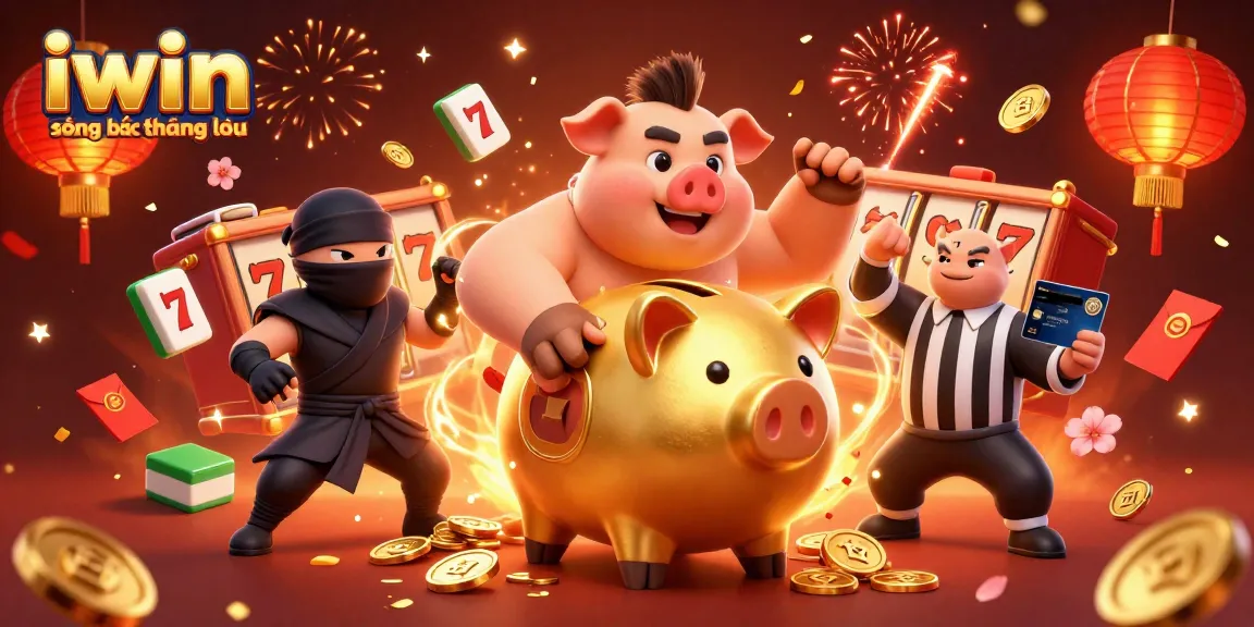 Experience thrilling action at iwin sòng bạc thượng lưu with an energetic sumo wrestler and ninja!