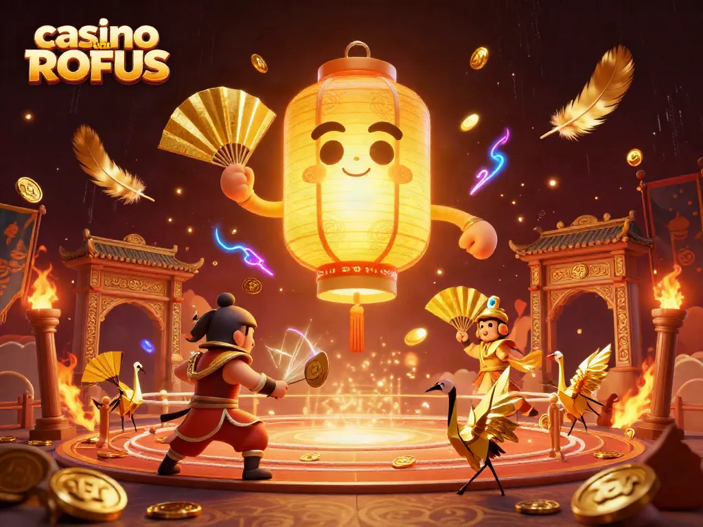 Experience excitement at casino uden ROFUS with dynamic gaming elements and vibrant characters.