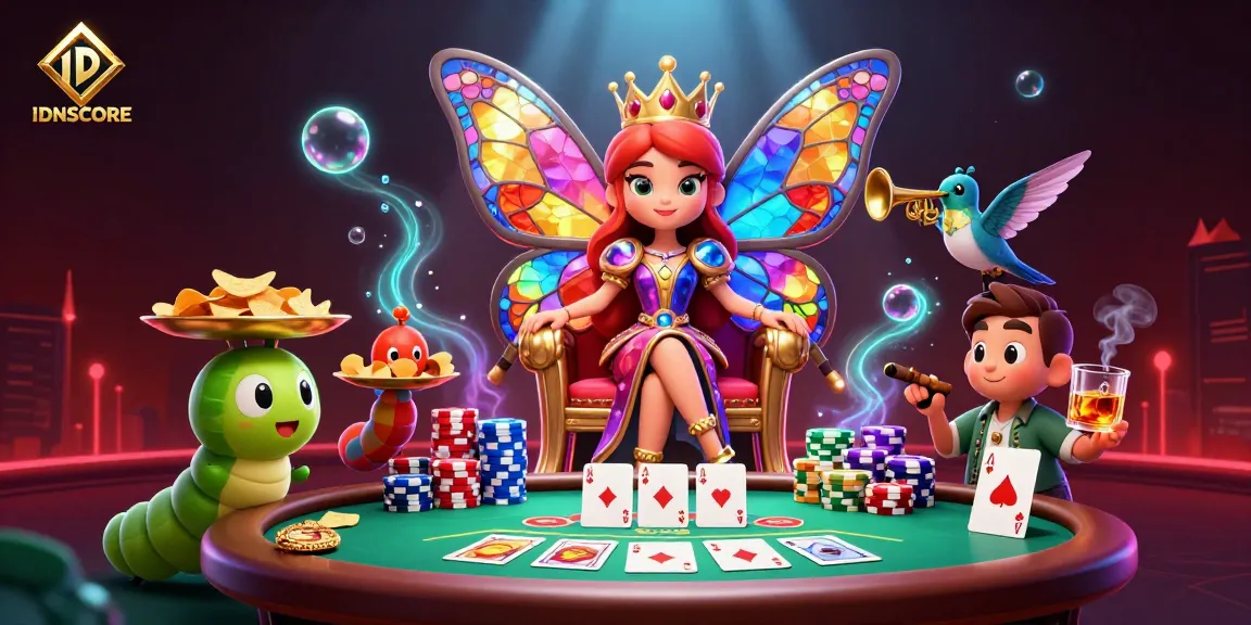 IDNSCORE brings excitement to the casino experience with vibrant gaming elements and characters.