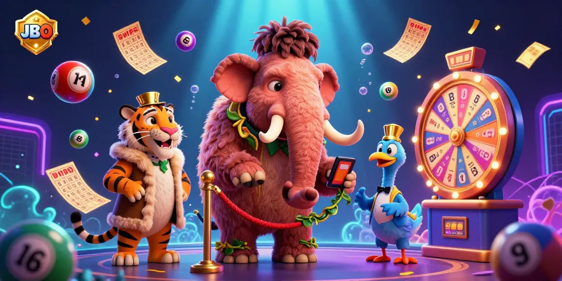 Experience JBO with a woolly mammoth bouncer, a saber-tooth VIP, and exciting lottery elements.
