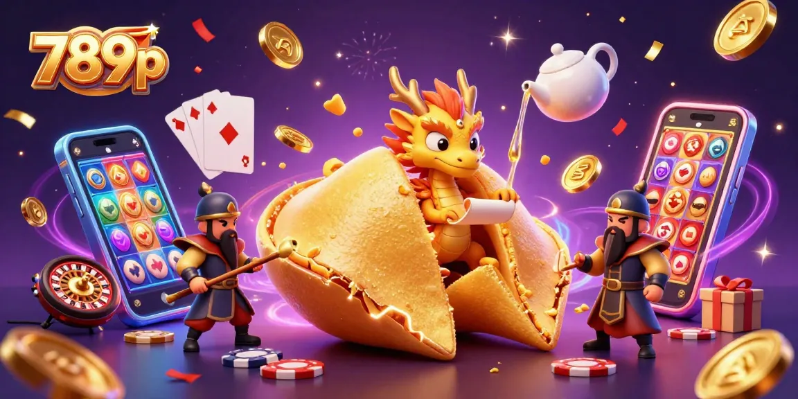 Spin colorful slot games with 789p as golden coins fly around dynamic casino characters.
