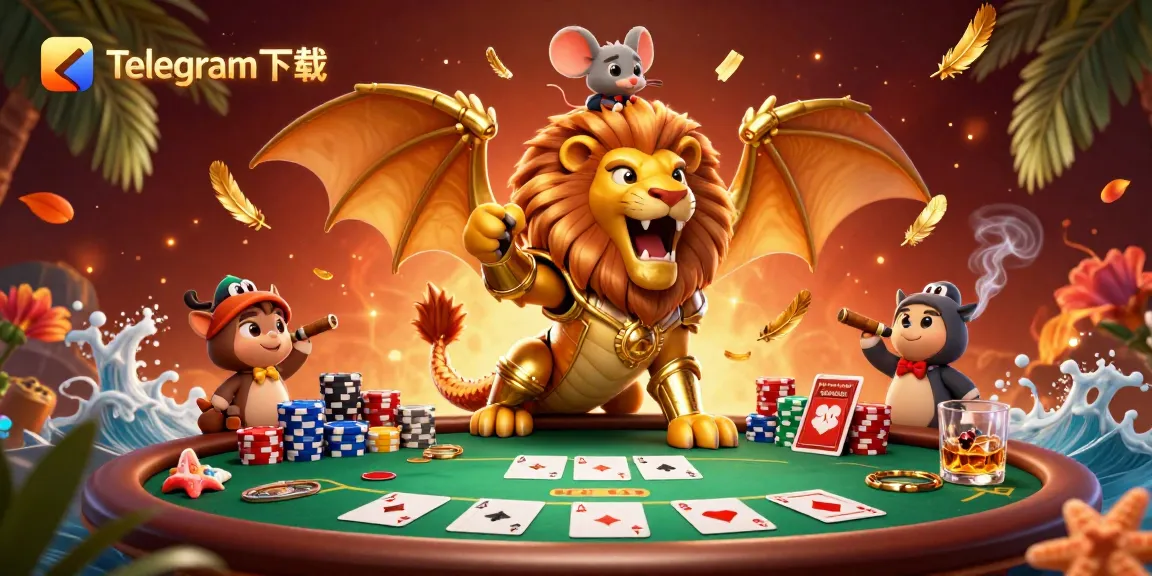 与Telegram下载互动，探索迷人的3D赌场场景中的刺激扑克行动。