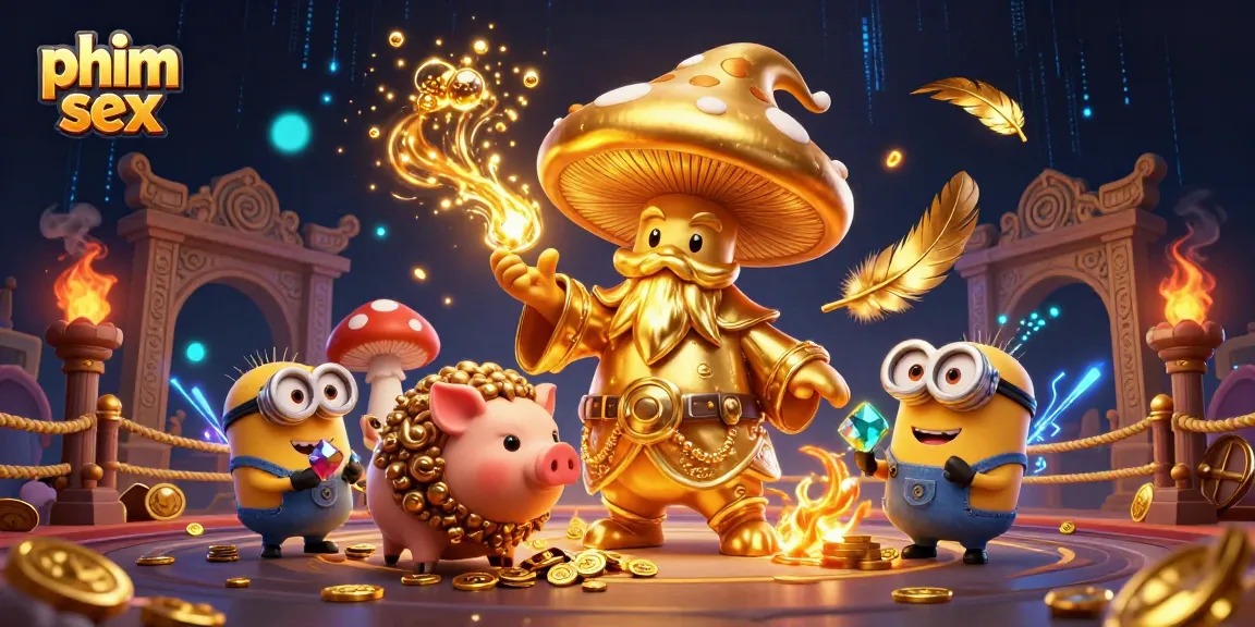 Trigger excitement with phim sex-themed casino magic amidst dynamic treasures and vibrant characters.