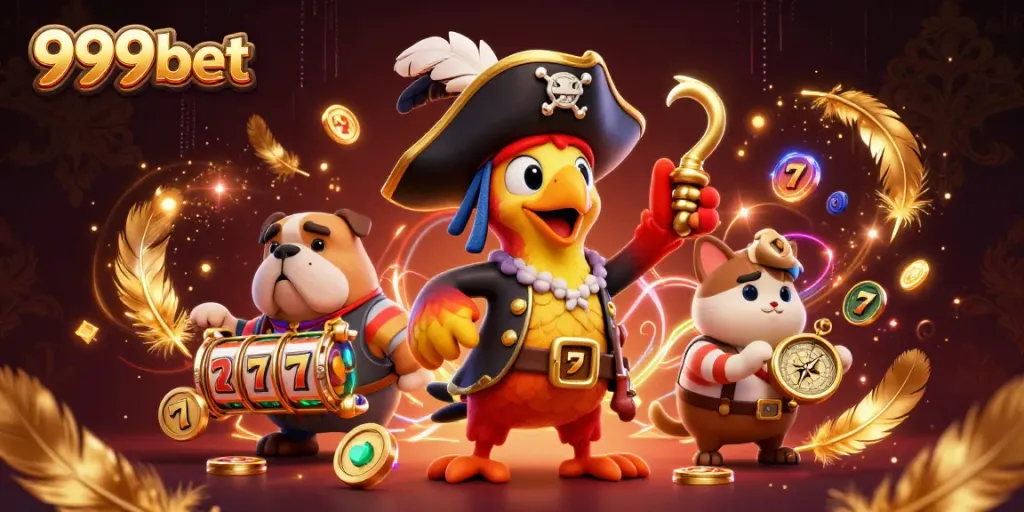 Experience thrilling gameplay at 999bet with vibrant characters and dynamic casino elements.