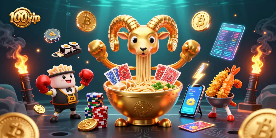 Bet with 100vip while enjoying vibrant 3D casino elements in a dynamic online gaming scene.