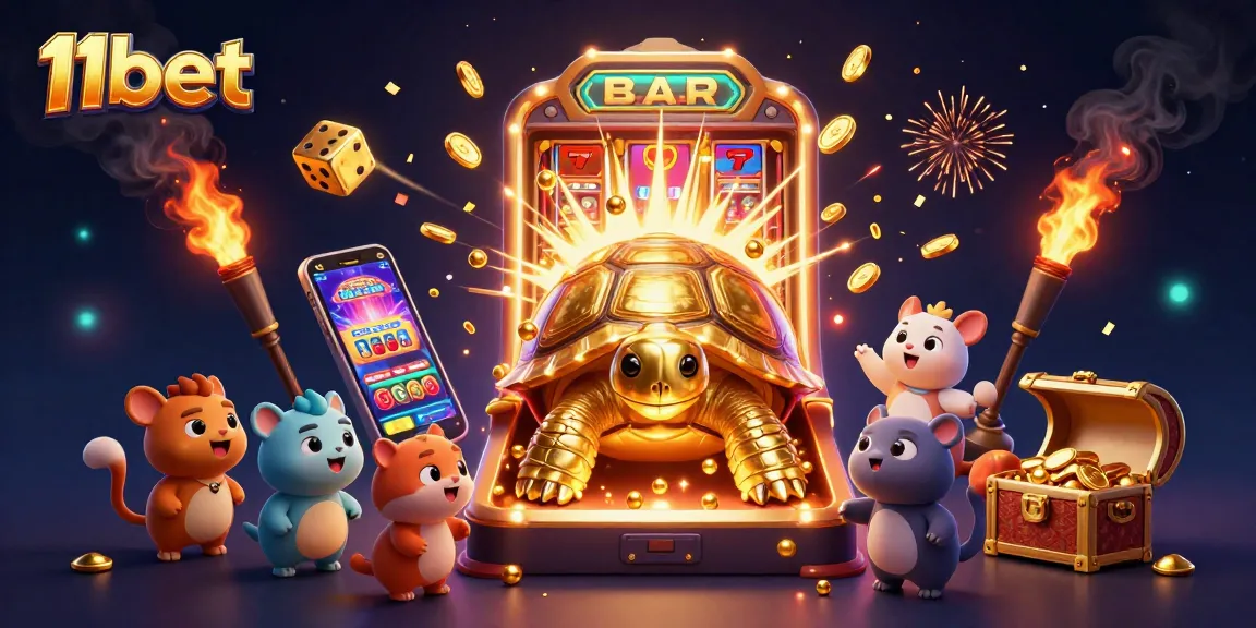 Join the fun at 11bet with exciting casino action and jackpot wins in vibrant 3D!
