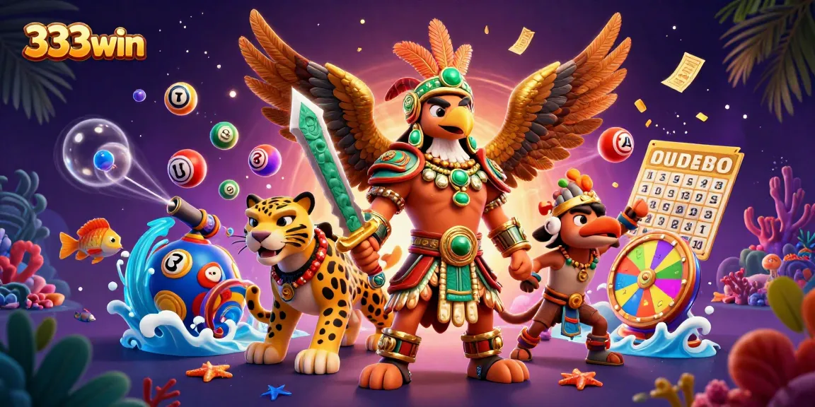 Engage with 333win's thrilling underwater adventure, featuring warriors and dynamic casino elements!