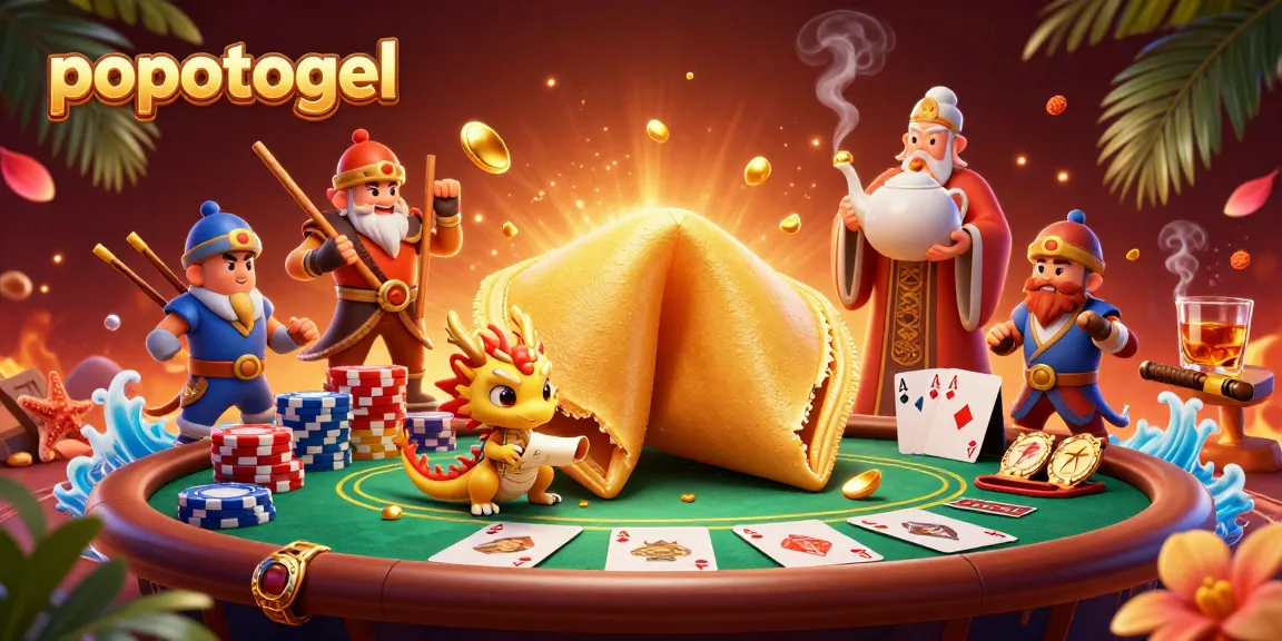 Play slots with popotogel in an ultra-detailed 3D scene featuring golden dragons and vibrant casino elements.