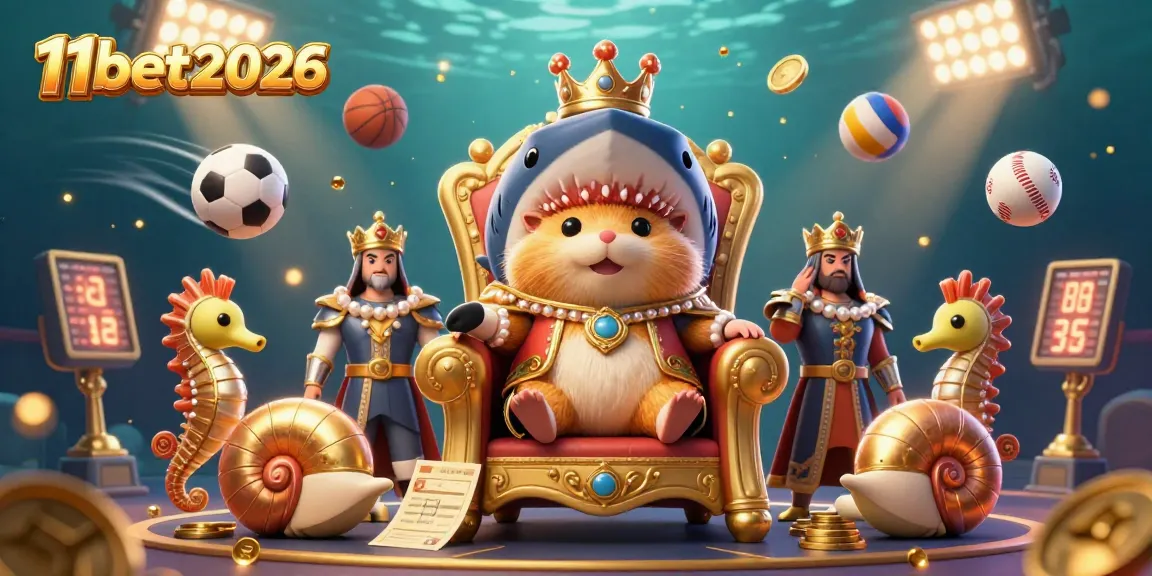 Experience thrilling wins at 11bet2026 with our golden hamster king and vibrant sports betting scene.